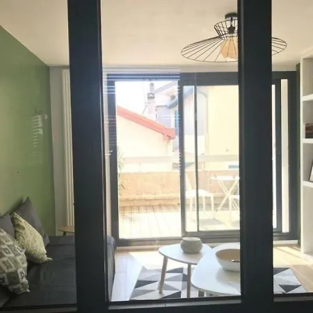 Voltaire : Avec Terrasse Proche Plages Biarritz